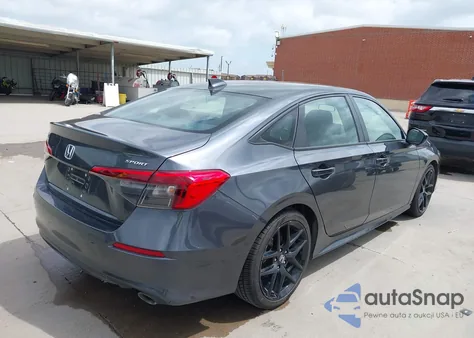 2024 Honda Civic Sport из США, поврежденный, VIN 2HGFE2F50RH512345